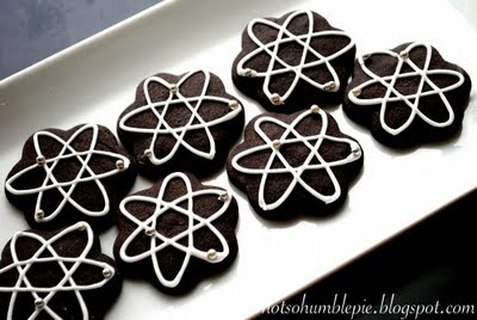 science cookies atom cookies