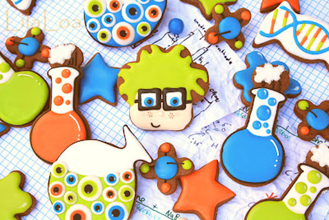 science cookies mad scientist cookies
